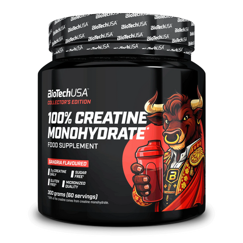 BioTechUSA 100% Creatine Monohydrate 300g Sangria