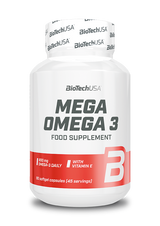 BioTechUSA Mega Omega 3 90 softgel capsules