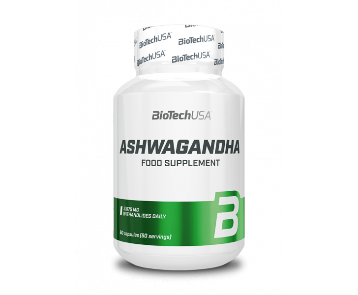 BiotechUSA Vitaminen en Mineralen - Ashwagandha 60 caps.