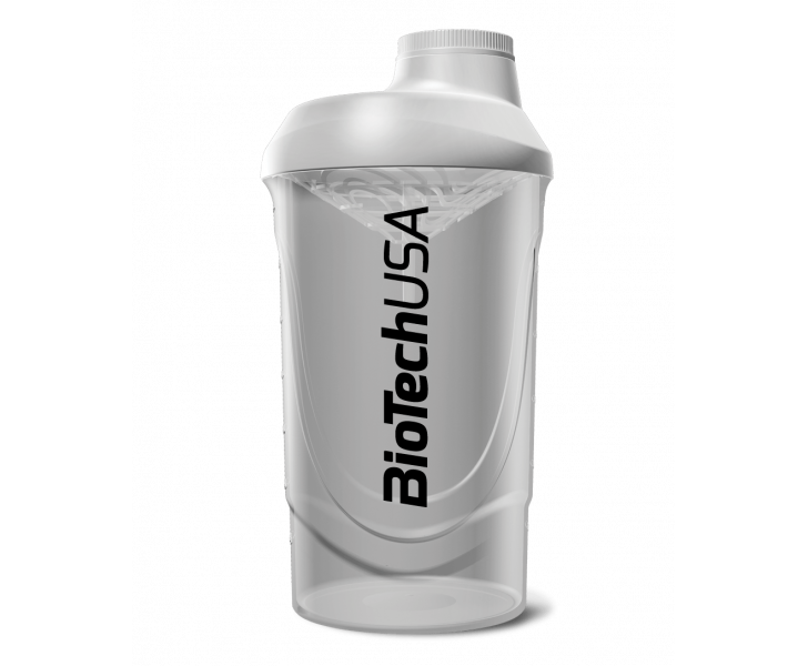BiotechUSA Shaker, Plastic Fles - Shaker Biotech Wave 600ml