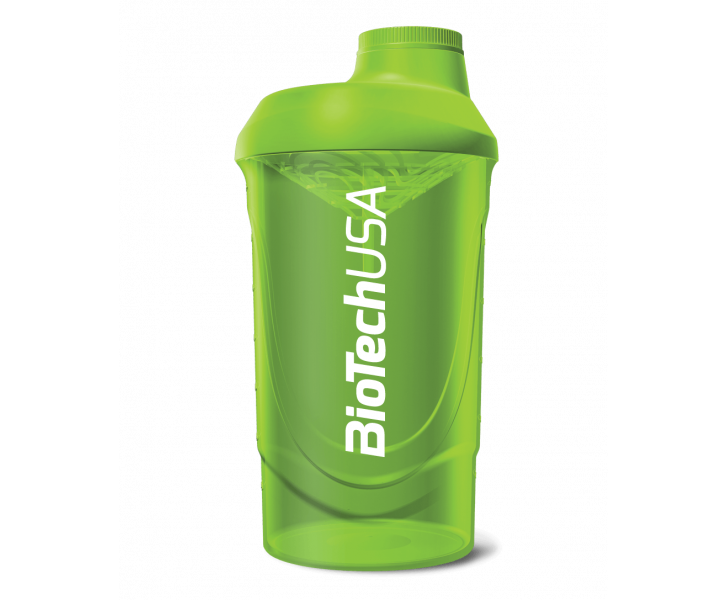 BiotechUSA Shaker, Plastic Fles - Shaker Biotech Wave 600ml
