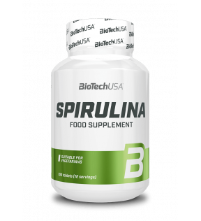 BiotechUSA Vitaminen en Mineralen - Spirulina 100 tab.