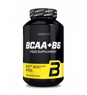 Bcaa's in enn verhouding van 2:1:1, in tabletvorm met vitamine b6.