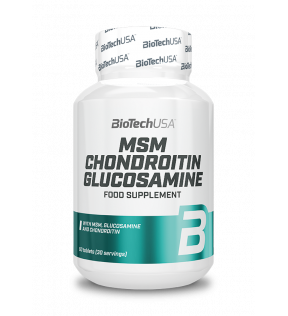 MSM Chondroitin Glucosamine 60 tabl. biotech usa