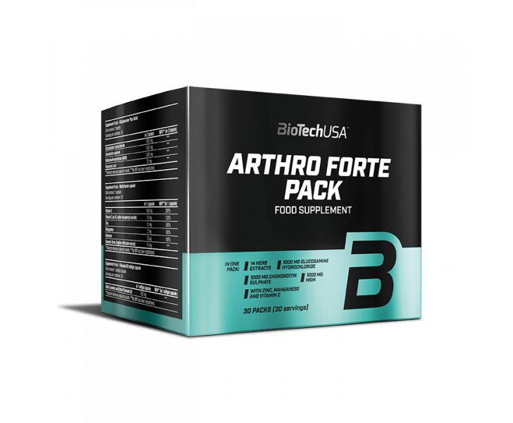 BiotechUSA Glucosamin en chondroitin - Arthro Forte Pack 30 pack