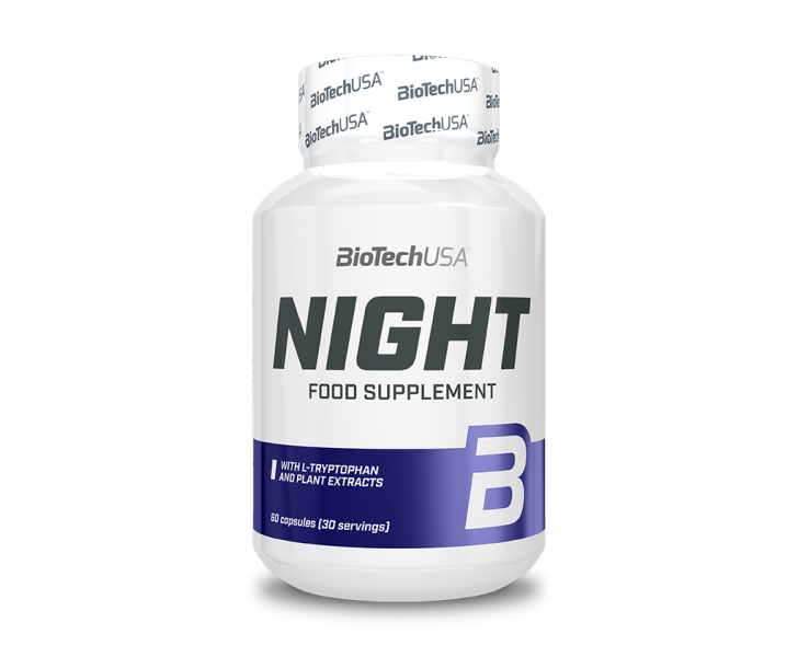 BiotechUSA Vitaminen en Mineralen - Night 60 caps.
