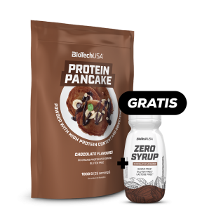 Protein Pancake 1000g + Zero Syrup 320ml gratis
