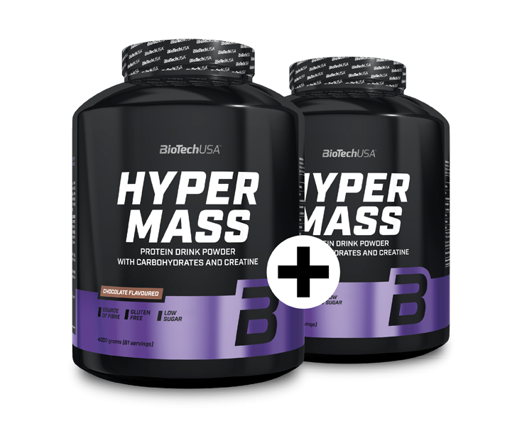 Verdubbel en bespaar 2 x Hyper Mass 4000g