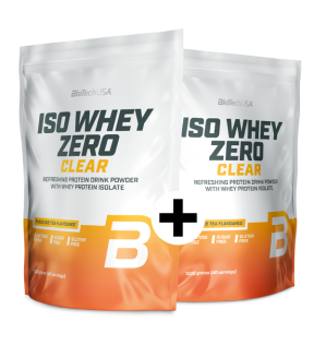Verdubbel en bespaar 2 x Iso Whey Zero Clear 1000g