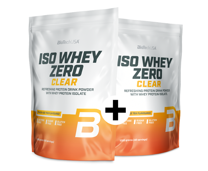 Verdubbel en bespaar 2 x Iso Whey Zero Clear 1000g