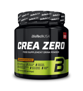 verschillende soorten creatine, BCAA aminozuren, vitaminen en mineralen en zoetstof.