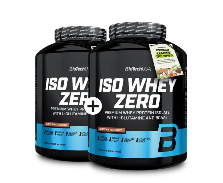 Verdubbel en bespaar 2 x Iso Whey Zero 2270g