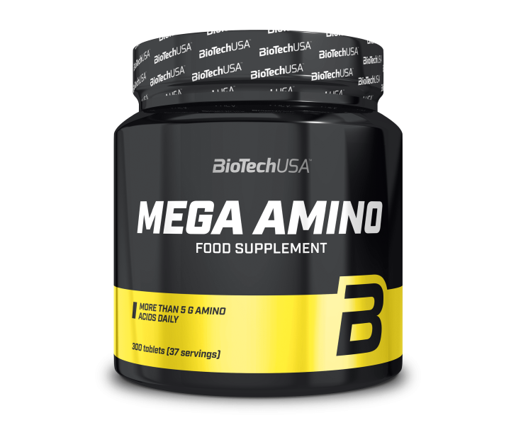 BiotechUSA Aminozuren- Mega Amino 300 tab. BiotechUSA Aminozuren- Mega Amino 300 tab.