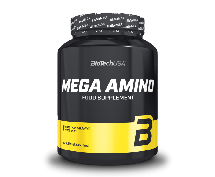 BiotechUSA Aminozuren- Mega Amino 500 tab. BiotechUSA Aminozuren- Mega Amino 500 tab.