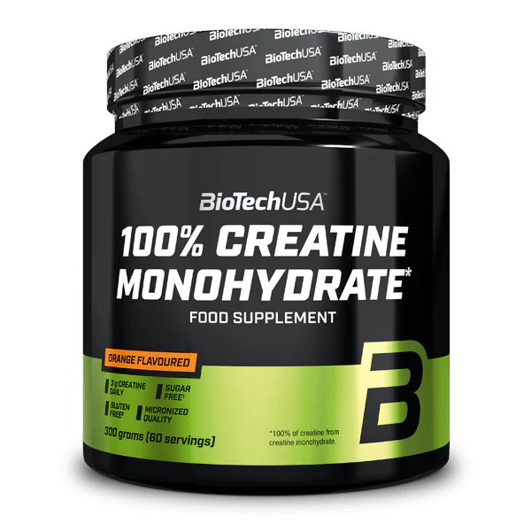 100% Creatine Monohydrate 300g Gearomatiseerd
