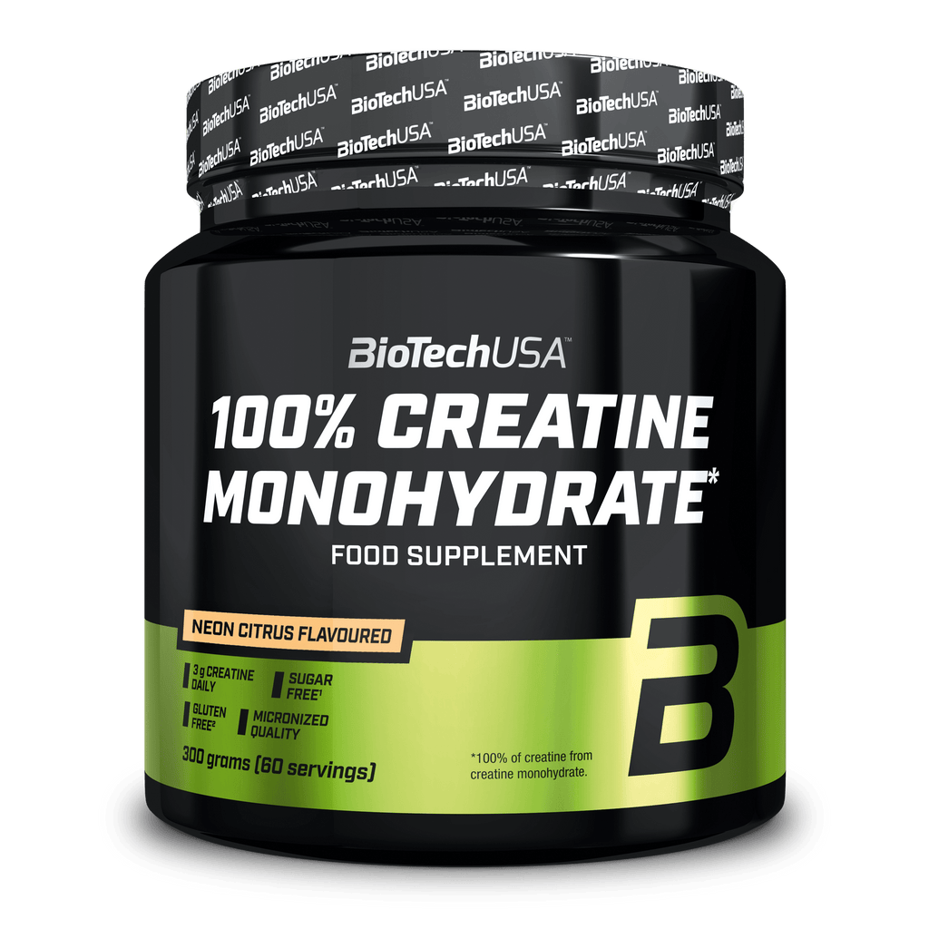 100% Creatine Monohydrate 300g Gearomatiseerd
