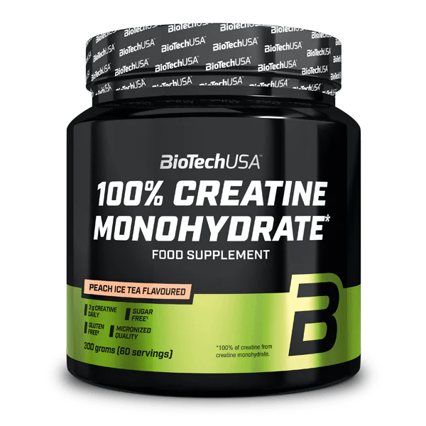 100% Creatine Monohydrate 300g Gearomatiseerd