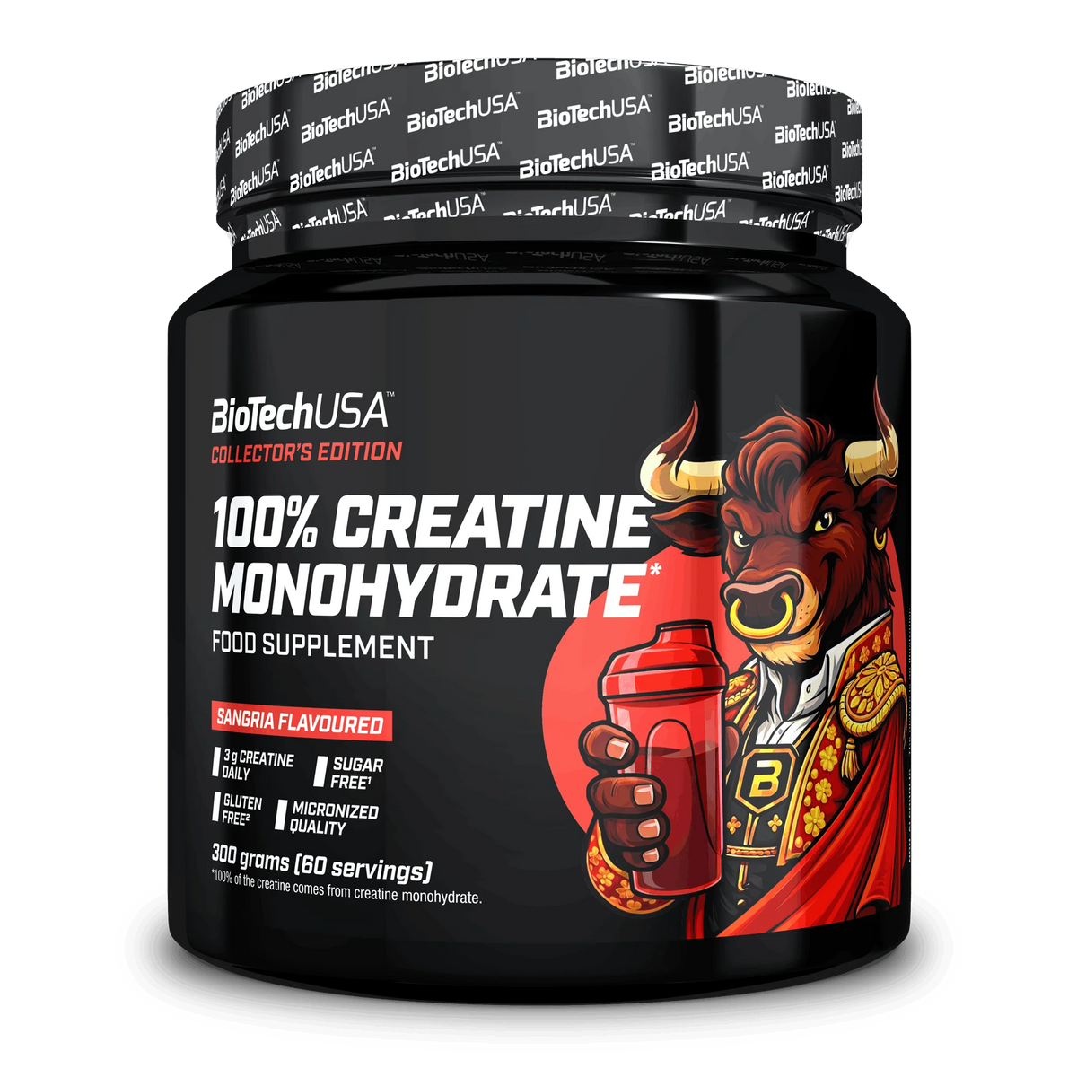 BioTechUSA 100% Creatine Monohydrate 300g Sangria