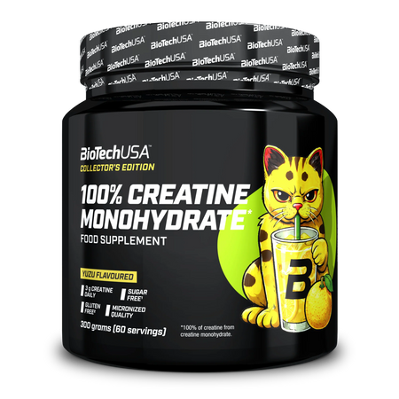 BioTechUSA 100% Creatine Monohydrate 300g Yuzu