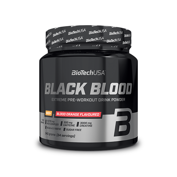 BioTechUSA Black Blood NOX+ 340g pre-workout poeder