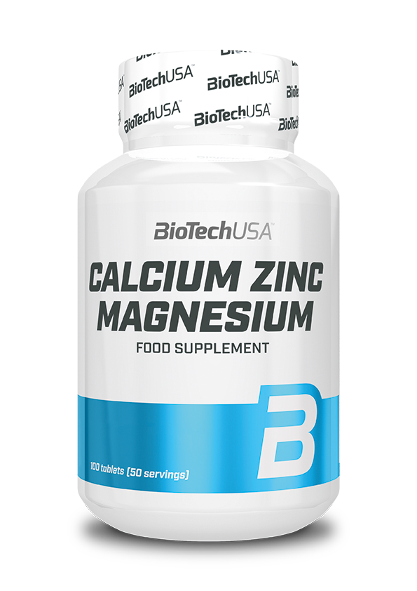 BioTechUSA Calcium Zinc Magnesium 100 tabletten