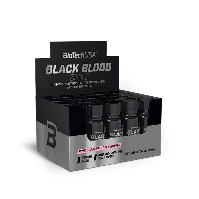 BioTechUSA Black Blood Shot 60ml pakket Pink Grapefruit
