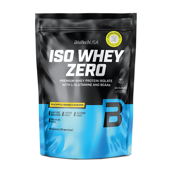BioTechUSA Iso Whey Zero 454g wei-eiwit isolaat poeder