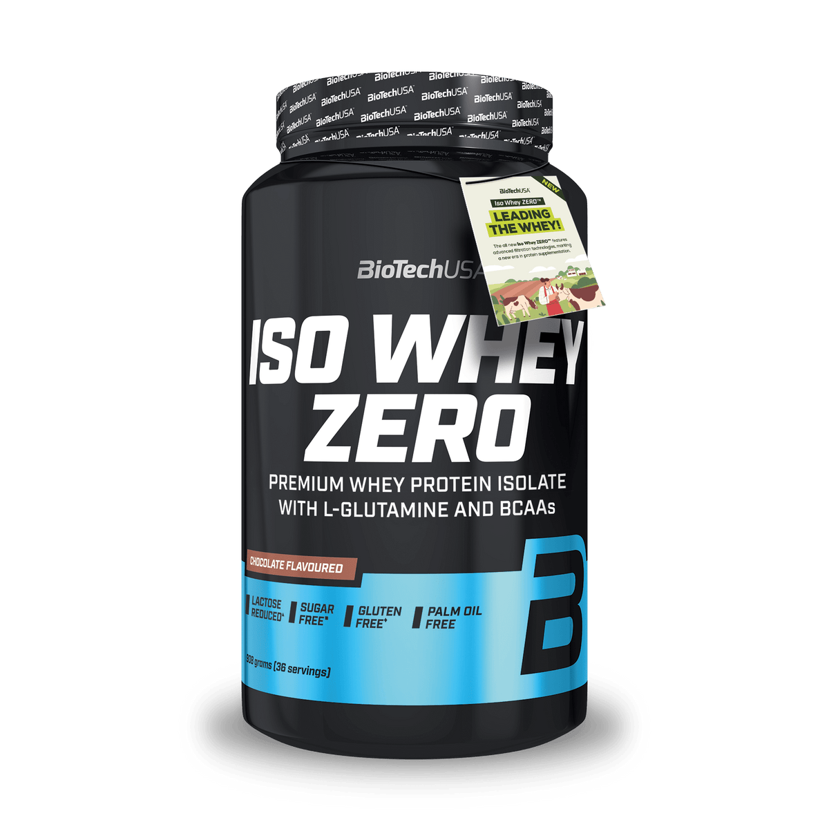 BioTechUSA Iso Whey Zero 908g wei-eiwit isolaat poeder