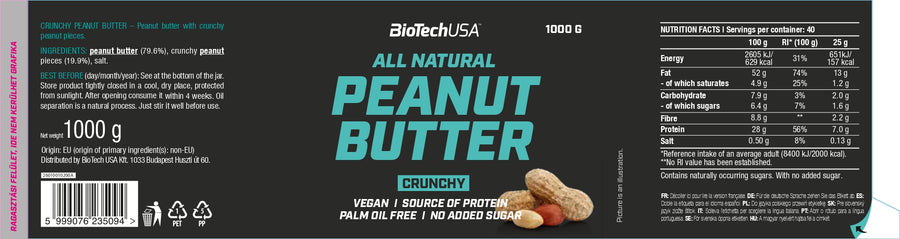 Ingrediënten Crunchy