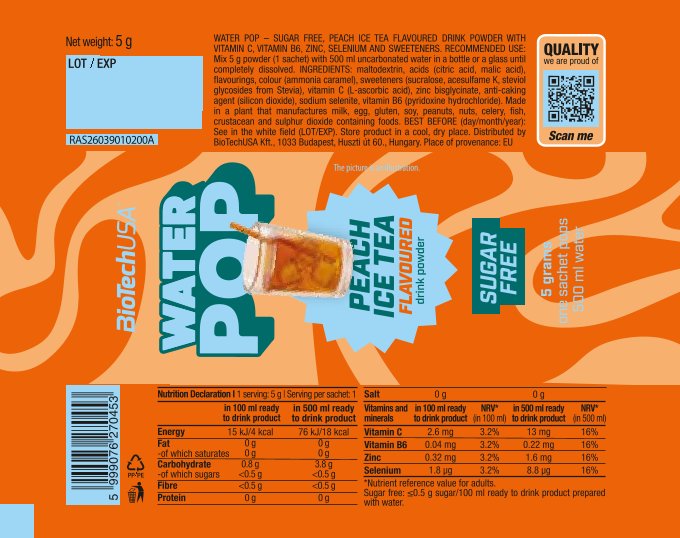 Ingrediënten Perzik ijs thee