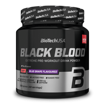 BioTechUSA Black Blood CAF+ 300g pre-workout poeder