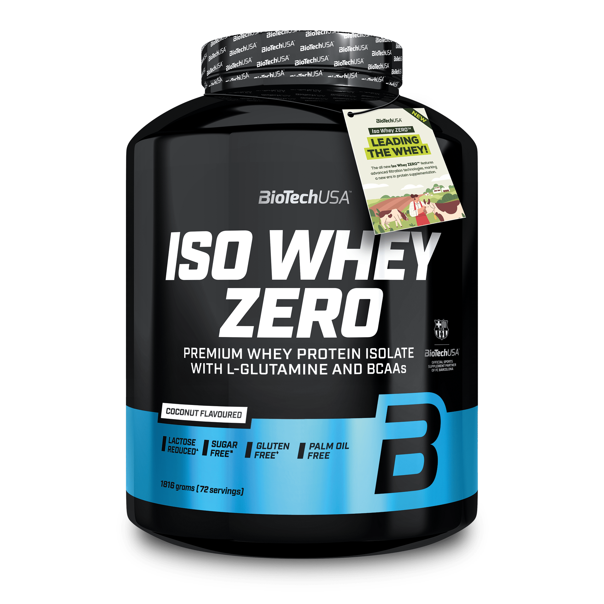 BioTechUSA Iso Whey Zero 1816g kokosnoot whey isolate eiwitpoeder