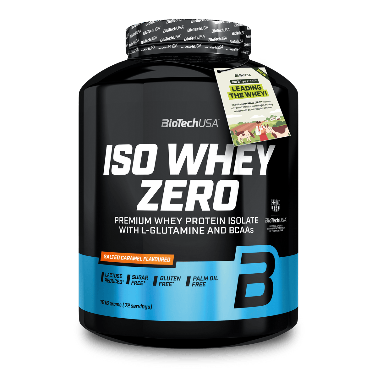 BioTechUSA Iso Whey Zero 1816g salted caramel whey isolate eiwitpoeder