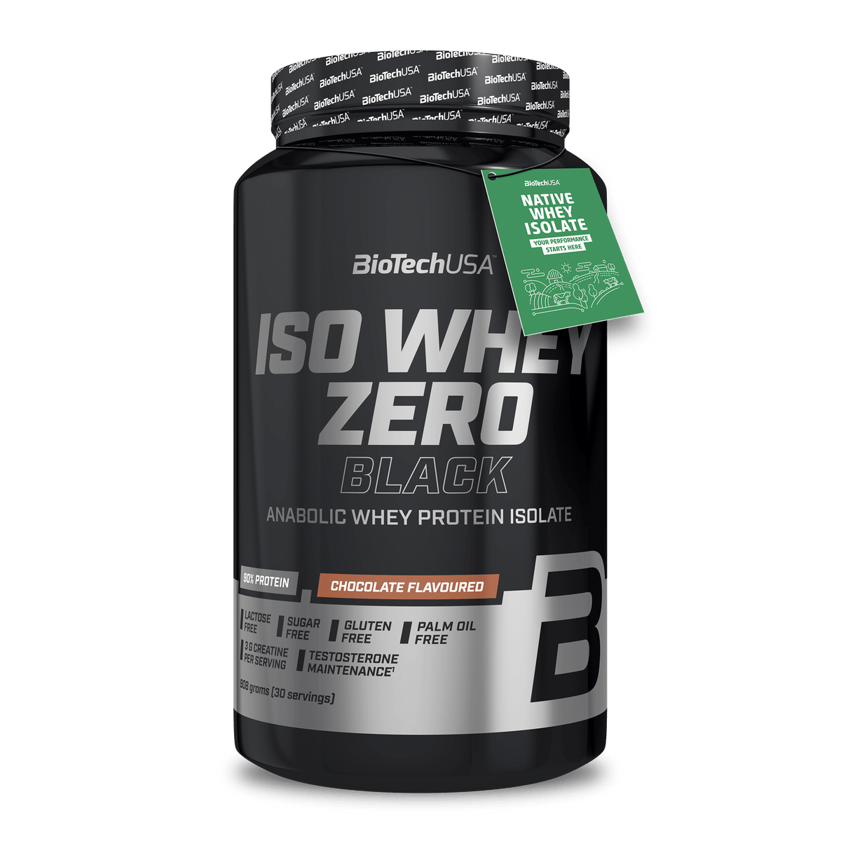 BioTechUSA Iso Whey Zero Black 908g eiwitpoeder