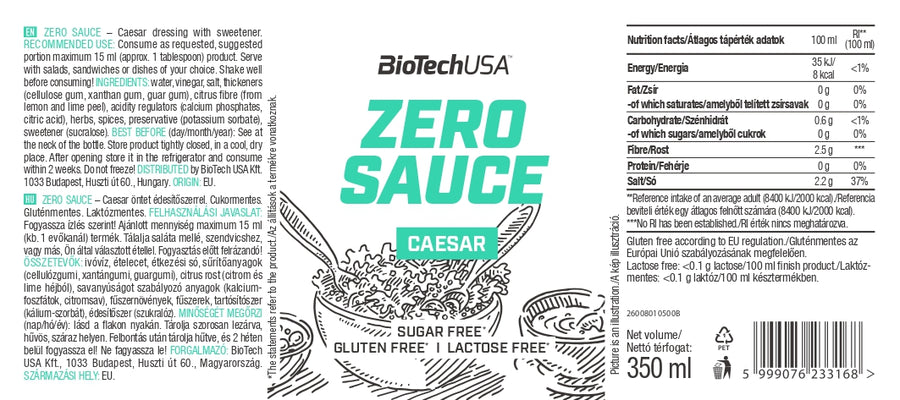 Ingrediënten Caesar dressing