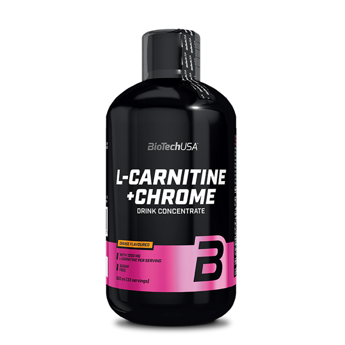 BioTechUSA L-Carnitine + Chrome 500ml sinaasappelsmaak