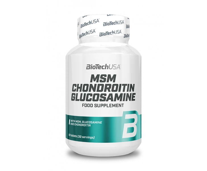 BioTechUSA MSM Chondroitin Glucosamine 60 tabletten