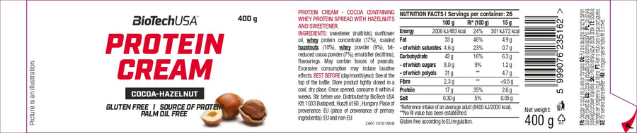 Ingrediënten Cacao hazelnoten