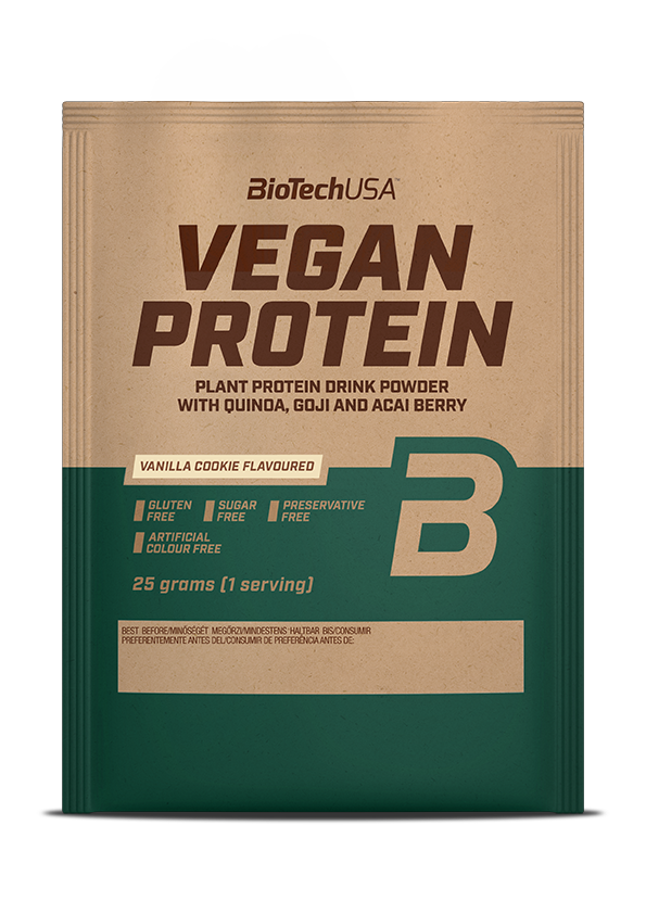 BioTechUSA Vegan Protein 25g plantaardig eiwitpoeder