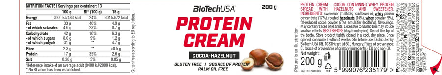 Ingrediënten Cacao hazelnoten