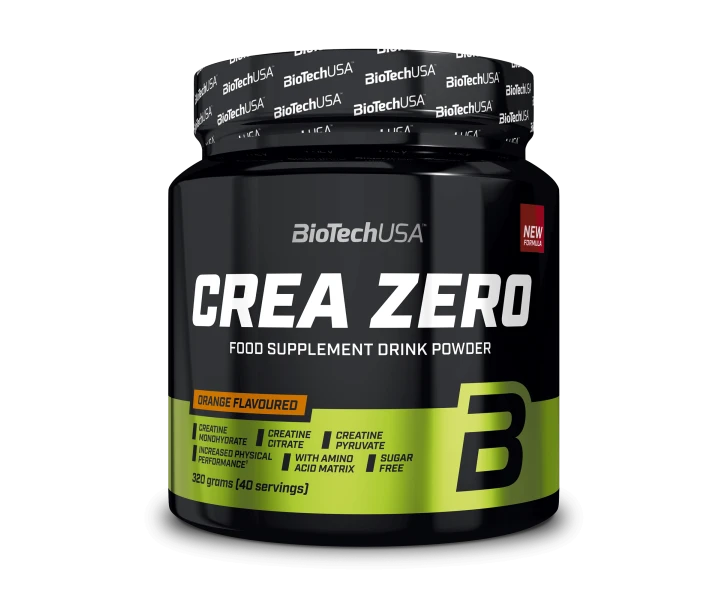 BioTechUSA Crea Zero 320g suikervrij creatine drinkpoeder