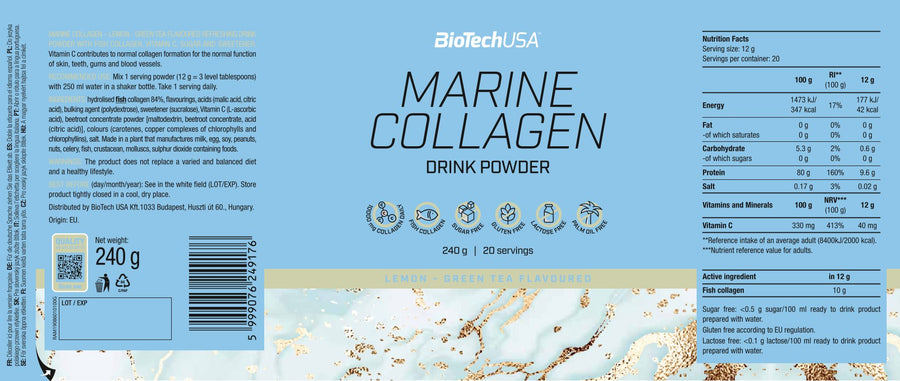 Ingrediënten Citroen-groene thee