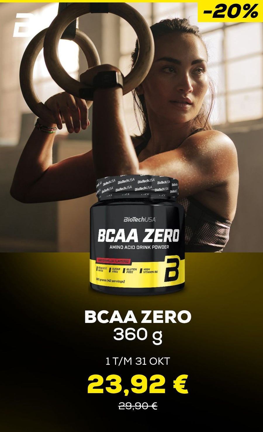 BCAA Zero 360g – oktoberactie