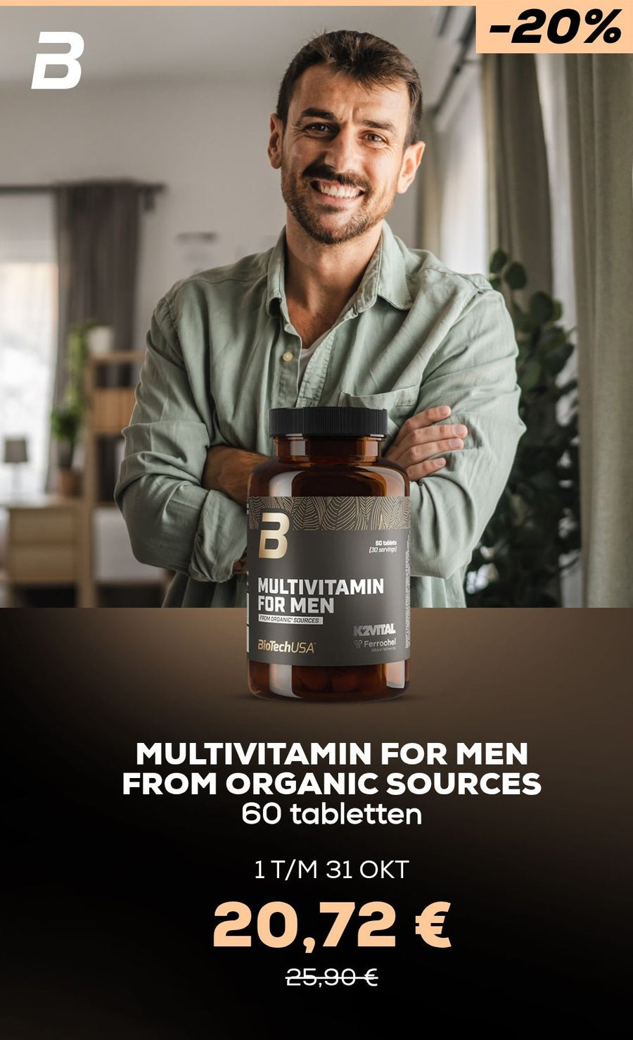 Multivitamin for Men from organic sources – oktoberactie