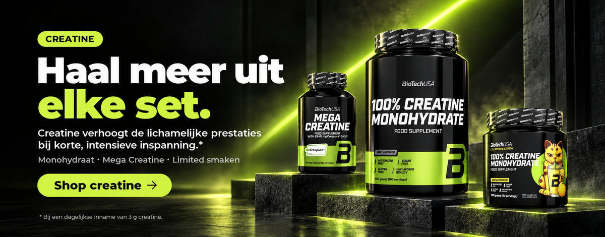 BioTechUSA creatine: Mega Creatine, 100% Creatine Monohydrate en Collector's Edition