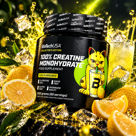 BioTechUSA 100% Creatine Monohydrate 300g Yuzu listing image