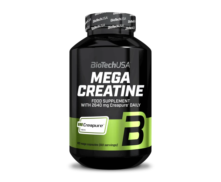BioTechUSA Mega Creatine 120 caps creatinecapsules