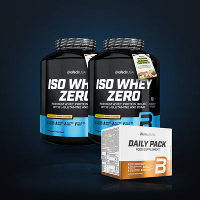 2 x Iso Whey Zero 1816g + Daily Pack Gratis