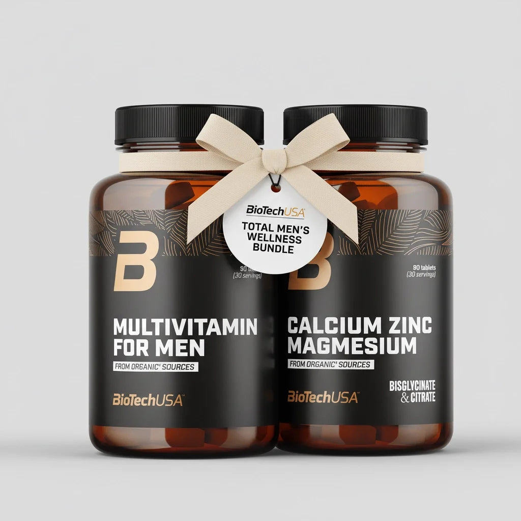 Mannen Multivitamine & Calcium Zinc Magnesium Bundel met 2 producten.