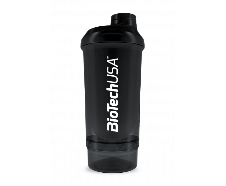 BioTechUSA Shaker Wave+ 500ml met 150ml compartiment
